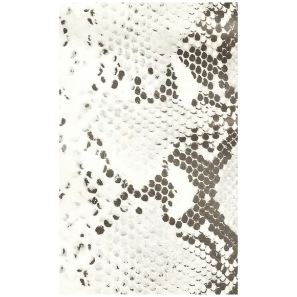 SOLD OUT Gray Snakeskin Faux Leather High Waist Mini Skirt - Picture 8 of 8